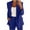 Blue, variant on Pants Suits for Women Dressy Women Two Piece Lapels Suit Set Business Long Sleeve Button Formal Jacket Pant Suit Slim Dressy Outfits Formal Top And Pants Dress for Light Dress Tuxedo Purple M
