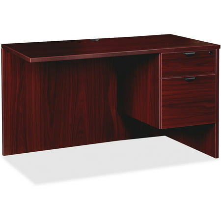 Lorell, LLRPR2442QRMY, Prominence Mahogany Laminate Office Suite, 1