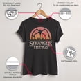 thumbnail image 3 of Netflix Women's Stranger Things Mind Flayer Sunset Chrome Logo T Shirt, 3 of 10