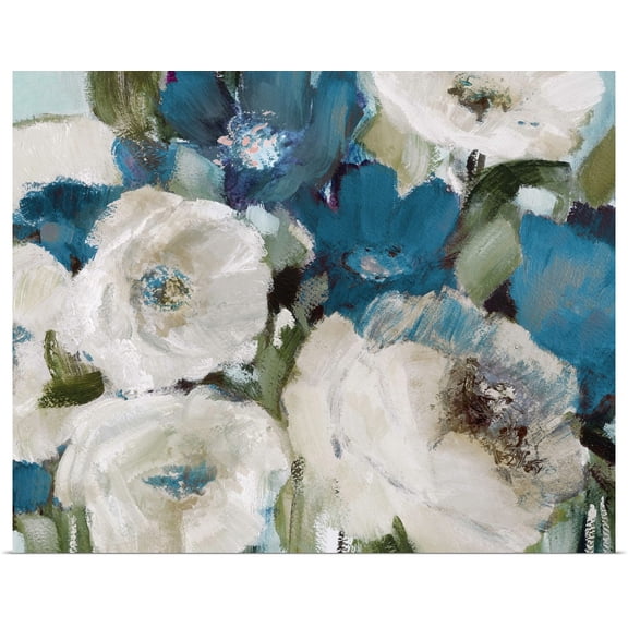 Great BIG Canvas | Rolled Lanie Loreth Poster Print entitled Indigo Power II