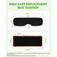 thumbnail image 5 of SCITOO Rear Replacement Cushions for Golf Cart Rear Seat, Golf Cart Cushion Back Seat for EZGO TXT RXV ST for ST Sport for Valor Models for Club Car, Wheat, Rear, 2 Piece Set, 5 of 5