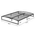 thumbnail image 3 of Faitaliicy Low Profile Platform Bed Frame Heavy Duty Metal Twin Bed Frame Queen Size Bed Frame Low King Bed Frame Full Bed Frame Mattress Foundation With Steel Slat Support No Box Spring Needed, 3 of 7