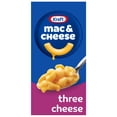 thumbnail image 3 of (6 pack) Kraft Mac and Cheese, 1 Box, for Easy Dinner or Dinner Sides, Three Cheese with Mini-Shell Pasta, No Artificial Flavors, Preservatives or Dyes, 7.25 oz, 3 of 17