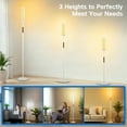 thumbnail image 2 of OUTON RGBIC Floor Lamp with Remote and App Control, Modern Lamp with 36+ Scenes, Music Sync, LED Corner Floor Lamp, Standing Lamp Tall Lamps for Living Room, Bedroom, Glass White, 2 of 9