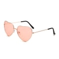 thumbnail image 1 of Sonducket Gafas de sol ligeras con protección UV y opciones de lentes coloridas Gafas de sol para hombres y mujeres Lentes rosa, 1 of 6