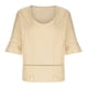 thumbnail image 4 of Moda mujer verano casual 1/2 manga cuello redondo blusa sólida camiseta Wmkox8yi  bvn1564, 4 of 8