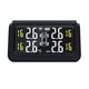thumbnail image 4 of Sistema de Monitoreo de presión de neumáticos de energía Solar del coche con 4 sensores para remolque, Camper, coche, camión, transmisión de alta Soledad Monitor de presión de neumáticos, 4 of 6