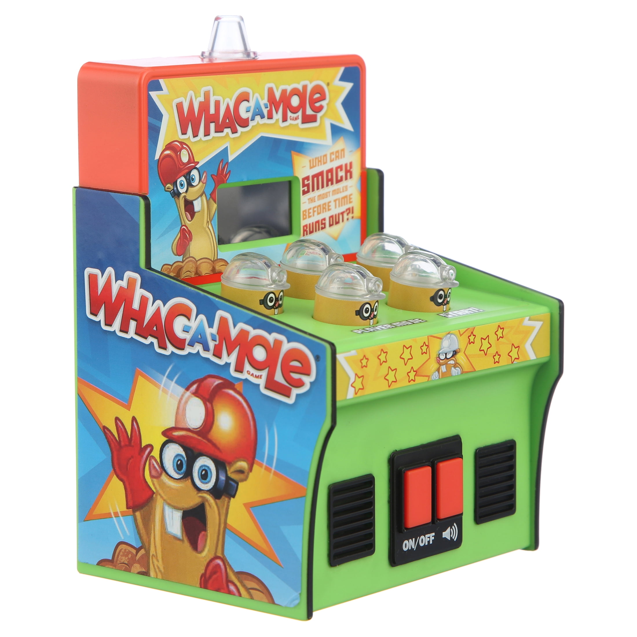 Basic Fun Whac-A-Mole Mini Electronic Arcade Game, Model: 09653 