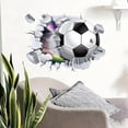 thumbnail image 2 of 3D Football Wall Stickers for Boys Room, Soccer Wall Art Decals for Bedroom, Sports Fan Decor, Football Theme Wall Decoration for Soccer Lovers, 2 of 5