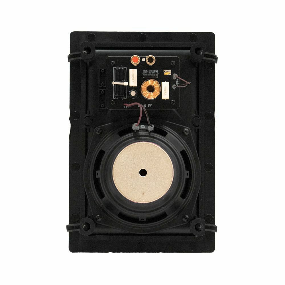 Phase Tech 6.5" In-Wall 2-Way Coaxial Speaker Home Audio 100W 8 Ohm CS-6 IW - image 1 of 3