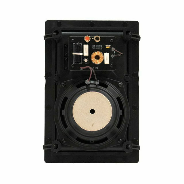 Phase Tech 6.5" In-Wall 2-Way Coaxial Speaker Home Audio 100W 8 Ohm CS-6 IW