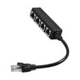 thumbnail image 2 of tredstone Ethernet Splitter Cable 1 Male to 4x Female PVC for Laptop Computer, 2 of 9