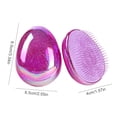thumbnail image 4 of Detangler Comb Portable Egg Shape Detangling Hair Brush Massage Hair Comb, 4 of 8