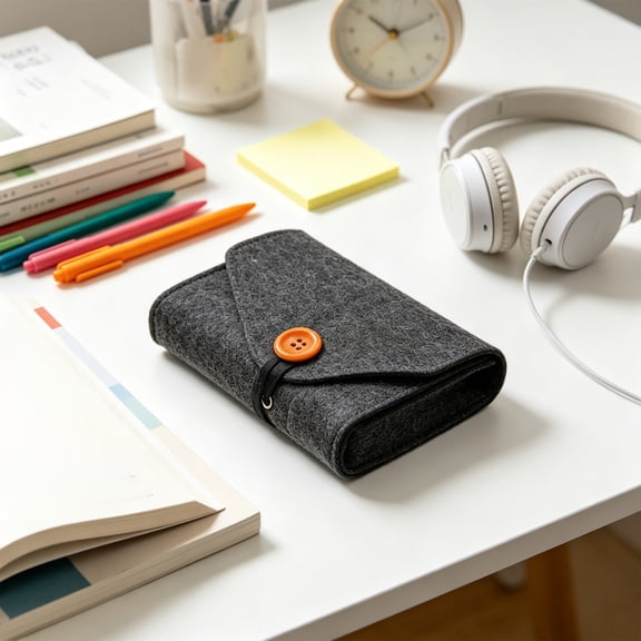 Fmbmuo Storage Pouch Style Organizer Bag , Multi-purpose Carry Case Cable Electronics Cosmetic Stationery Storage For Travel Office Daily Use