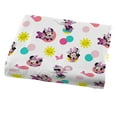 thumbnail image 2 of Minnie Mouse Made You Smile Kids 4-Piece Full Sheet Set, Microfiber, Pink, Disney, 2 of 8