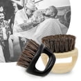 thumbnail image 2 of Paquete de 4 cepillos para nudillos para peluqueros - Cepillo de peluquero para desvanecimientos, cepillo para barba, cuello, cara, cepillo para polvo para peluquería, hogar, 2 of 5
