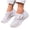 White, variant on Women's Wide Width Slip On Tennis Shoes Breathable Non Slip Running Sneakers Lightweight Casual Slip On Sneakers Black Size 8