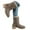 Z01-Grey, variant on YAYUBA Winter Boots for Women, Comfortable Side Zipper Mid Heel Suede Warm Snow Ankle Boot Outdoor Party Shoes Size 7.5 Green
