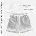 thumbnail image 3 of FORMRS Boys Swim Trunks Quick Dry Mesh Liner Boardshorts Sizes XS-XL, White Seahorse, 3 of 7