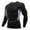 Gray, variant on Men’s Compression Shirts Short Sleeve Cool Dry Sports Athletic Workout Base Layer Undershirt T-Shirt Tops White M