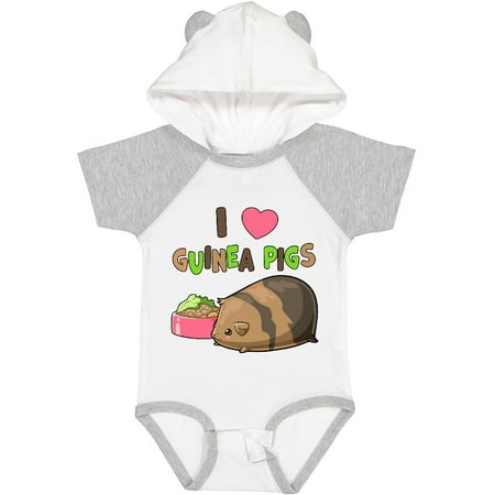 

Inktastic I Love Guinea Pigs Gift Baby Boy or Baby Girl Bodysuit