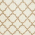 thumbnail image 6 of SAFAVIEH Indie Careen Geometric Polyester Shag Area Rug, Ivory/Light Beige, 9' x 12', 6 of 7