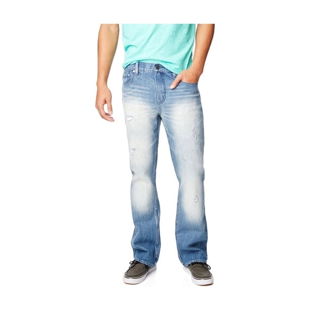 Aeropostale Hombre Driggs Slim Boot Cut Jeans, Azul, 34W x 30L Aeropostale Corte de bota