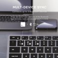 thumbnail image 2 of Satechi Slim X1 Bluetooth Backlit Keyboard for MAC (Space Gray)- Refurbished Good, 2 of 5