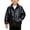 Black, variant on Girls Sequin Motorcycle Jacket Coat Loose Lapel Long Sleeves Vintage Casual Jacket Outerwear Black 4-5 Years