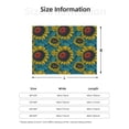 thumbnail image 5 of Rateoe Sunflowers Pattern Flannel Throw Blanket, Ultra-soft Blanket for Bed, Couch, Car, Hypoallergenic Anti-pilling blanket-60"x50"(Horizontal), 5 of 6