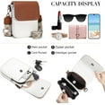 thumbnail image 4 of Small Crossbody Bag for Women Cell Phone Bag Cross Body Wallet Purses Mini Shoulder Handbag Purse with Card Slots, 4 of 6