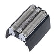 thumbnail image 1 of Adecuado para afeitadora eléctrica Braun serie 5 52B Conjunto de película de malla Cabezal de corte completo Malla de cuchilla de metal plateada, 1 of 5