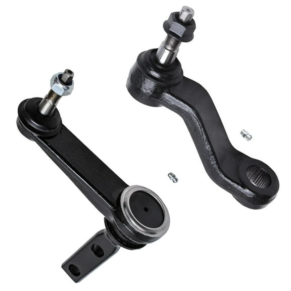 Detroit Axle - Front Steering Idler and Pitman Arms for 2WD Dodge Ram 1500 2500 3500 Steering Idler Arm Steering Pitman Arm Replacement