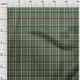 thumbnail image 3 of oneOone Cotton Poplin Green Fabric Plaid Diy Clothing Quilting Fabric Print Fabric By Yard 56 Inch Wide, 3 of 4