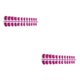 thumbnail image 4 of Uñas postizas Qarigey 24 piezas en forma de cuadrado colorido DIY elegante, 4 of 6