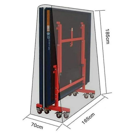 Table Tennis Table Dustproof Foldable Covers Waterproof
