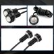 thumbnail image 4 of Bombilla LED de 18 mm de Eagle Eye, DRL luz ultra delgado impermeable Negro de aluminio Shell motocicleta del coche luz de senal Niebla cola reserva de la luz de reversa, 10-Pack, rojo, 18mm esquí esquí Gafas de esquí, 4 of 5