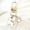 1pc-White, variant on 1pc Dog & Paw Pattern Lightweight Keychain, Enamel Cute Pet Key Ring, Ideal Gift for Dog Lovers, Purse & Car Key Charm