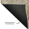 thumbnail image 5 of Addison Rugs Mayfield Premium Machine Washable Traditional Border Gold Rectangle Rug, 3' x 5', 5 of 7