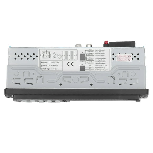 Car Radio Player, Car Stereo Radio Player Support U Disk Single Din 4 Channel Sound Output AUX Built in Microphone for Calling