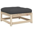 thumbnail image 5 of vidaXL Patio Sofa Set Anthracite Solid pine wood Large Modular, 5 of 6