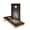 Add Carrying Case, variant on Skip's Garage | Don’t Tread On Me Black Cornhole Boards | Includes (2) Boards | NO Bags | LED Lights
