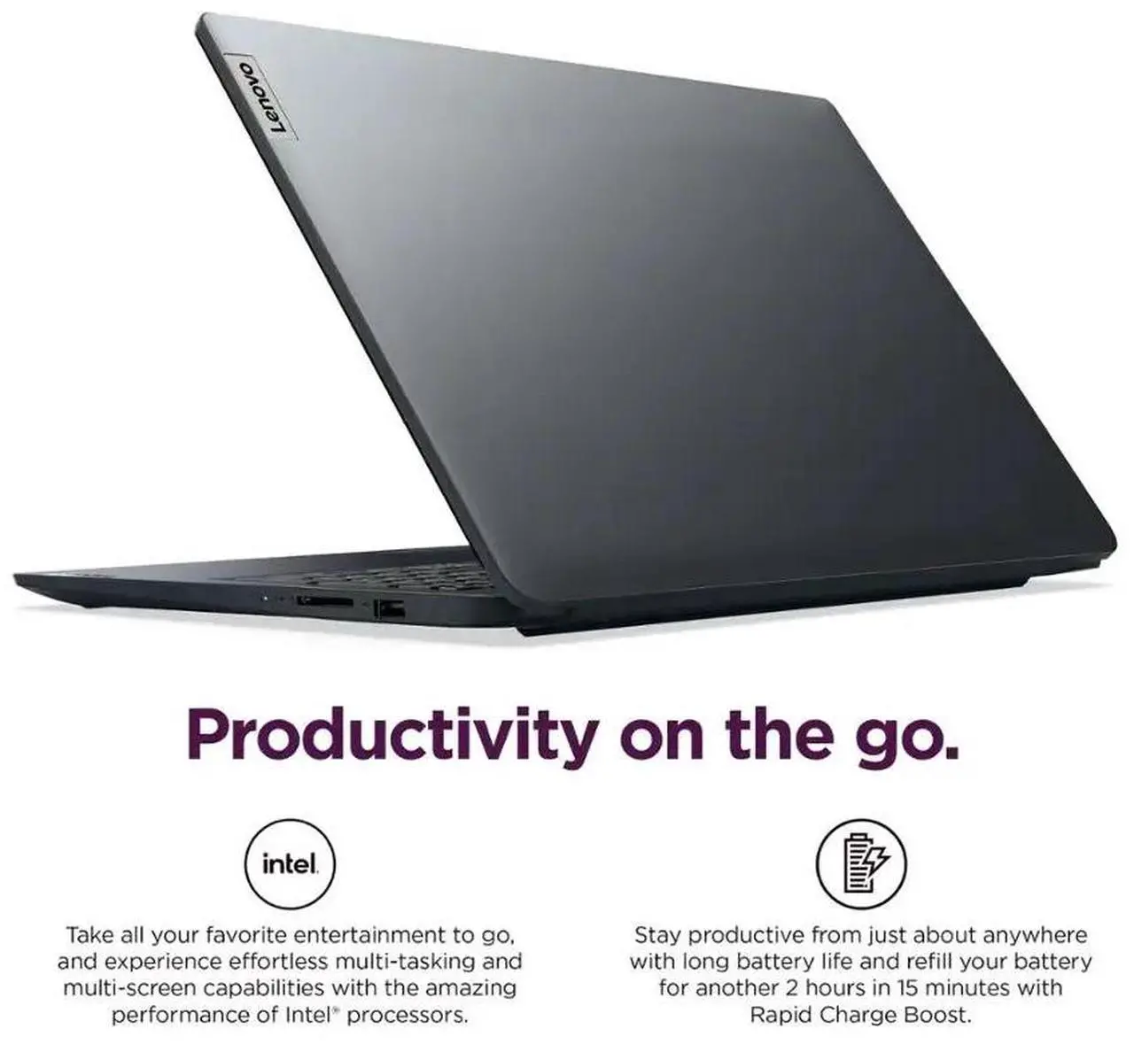 Lenovo Ideapad 1i 15.6" Full HD Touchscreen Laptop |Intel Core i5-1334U|Intel Iris Xe Graphics|WIFI|Blue|Copilot| 16GB RAM | 512GB SSD |Windows 11 Home |Bundle with Mouse Pad