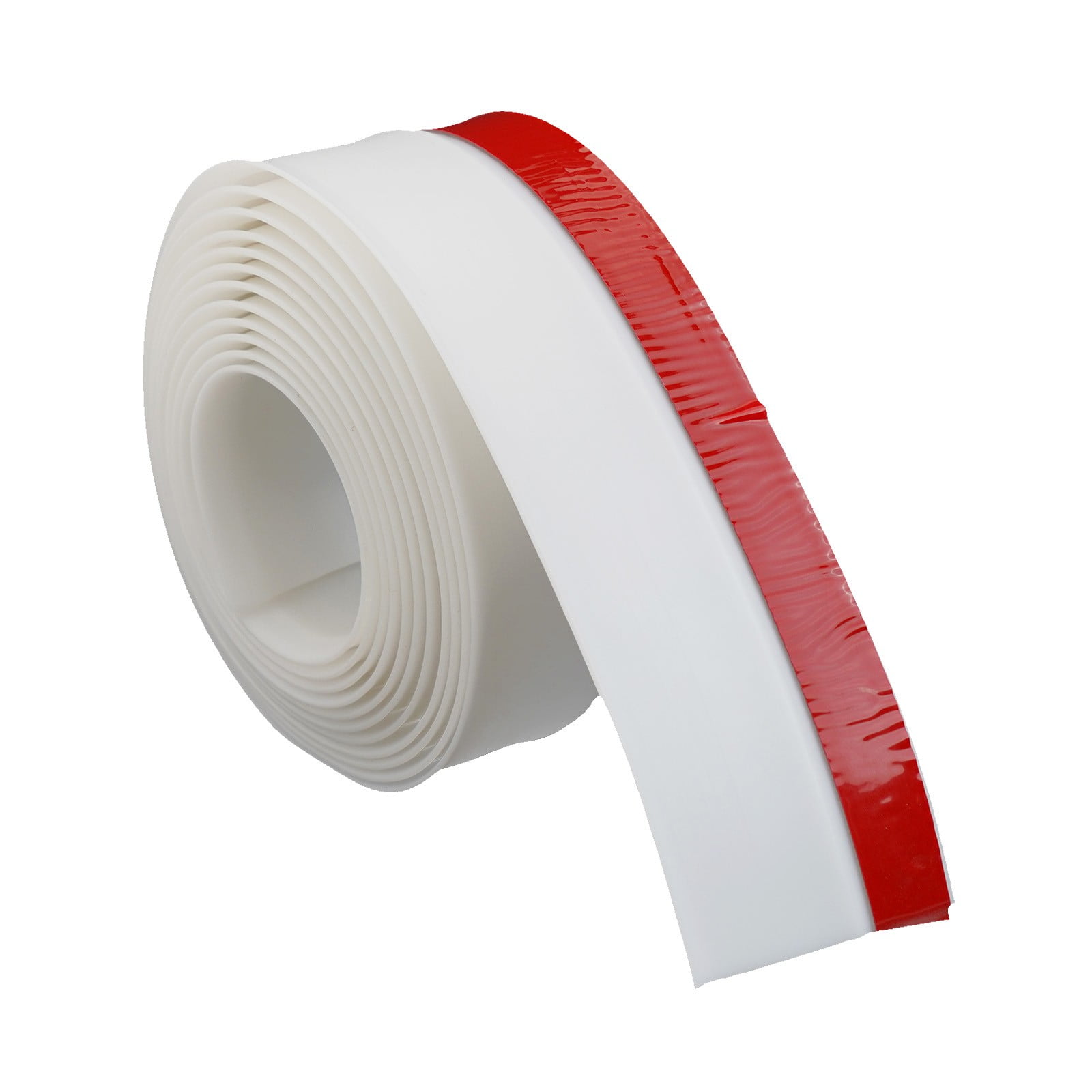 300Cm Garage Door Weather Multipurpose Home Edge Replacement Full Wrap Dustproof Portable Adhesive Seal Strip Bottom Rubber Tr White