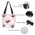 thumbnail image 4 of Easygdp Swan And Flowers2 Bolso de Hombro para Mujer, Bolso Bandolera y Cartera de Mano Elegante para Uso Diario, 4 of 6