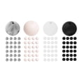 thumbnail image 4 of Abbracc 100 Pieces 9mm Silicone Beads Spacer Beads Colorful Assorted Round for Lanyard 4 Colors, 4 of 9