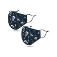 thumbnail image 1 of Face Masks Reusable Fabric Washable with Ear Loops, Pack 2_Violin, 1 of 3