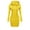 Yellow, variant on Herrnalise Women’s Dresses Summer 2024 s Long Sleeve Solid PatchworkRound Neck Casual LongHooded Sweatershirt Dress S-2XL