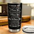 thumbnail image 4 of Skull Couple Tumbler 20oz Stainless Steel Insulated Coffee Travel Cup Tumblers Gifts for Wife Husband Boyfriend Girlfriend on Birthday Christmas Valentines Anniversary, 4 of 6