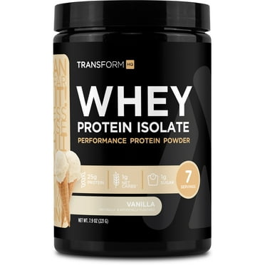 TransformHQ Whey Protein Isolate (WPI) Vanilla Flavored 7 Servings - Preformance Protein Powder